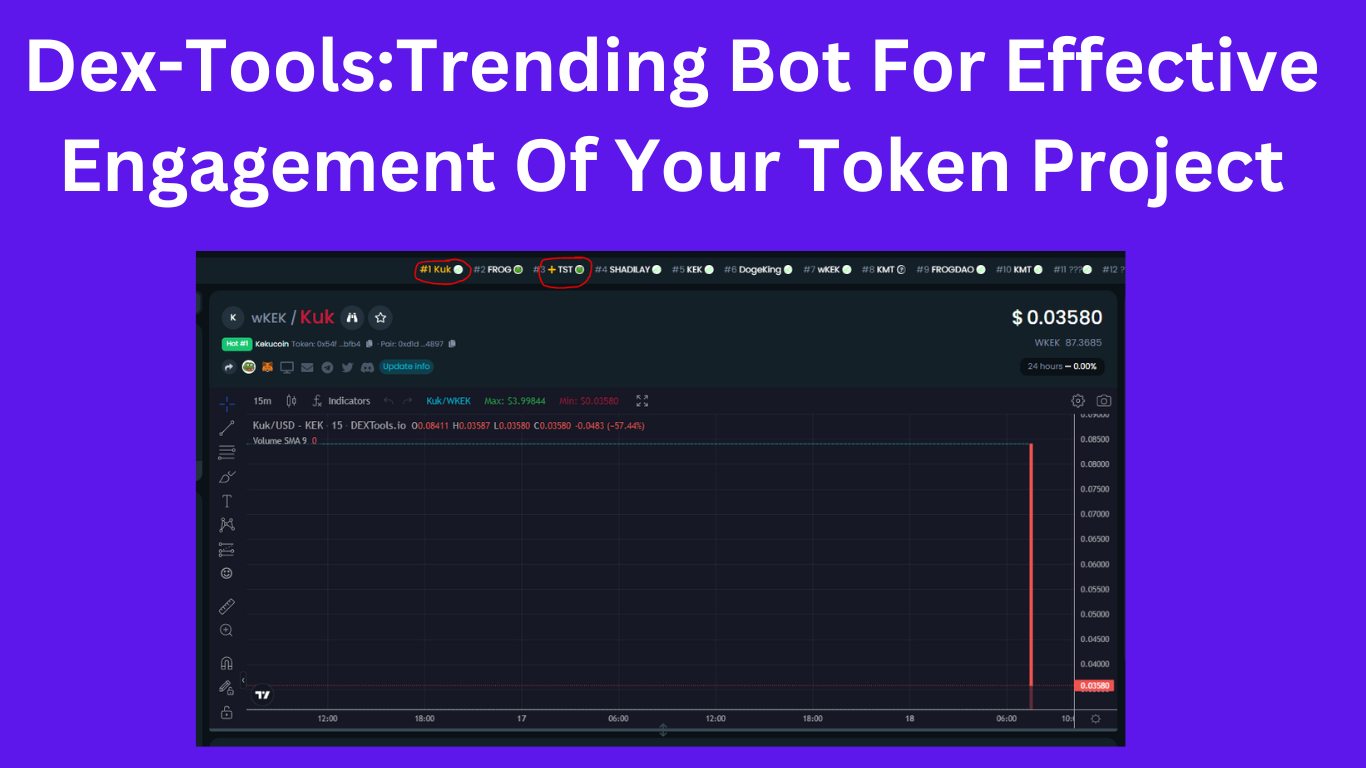 Dextools Trending Bot for Cryptocurrency Promotion