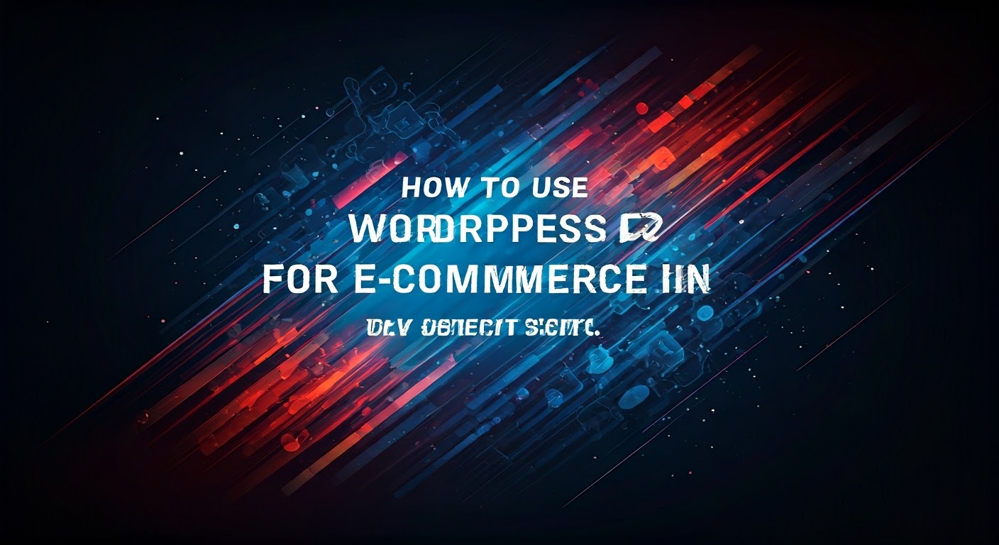 How to Use WordPress for E commerce in 2025