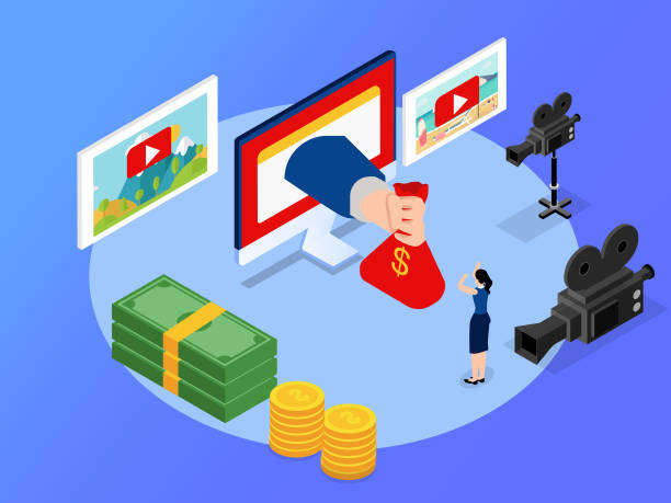 Make money online: Woman getting money from online video content