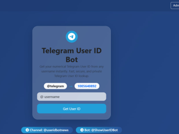 ShowUserIDBot